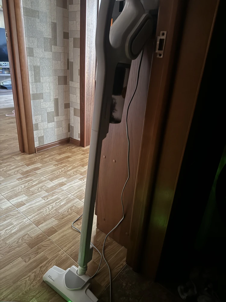 Пылесос и правда отличный не зря его хвалят, взяла по совету коллеги. Всасывает очень хорошо, для маленькой квартиры (40кв) это то что нужно, все собирает и шерсть и пыль и мусор и волосы, я очень давольна покупкой. Шумит как обычный пылесос. Дорогие дамы если не хотите ашалеть от количества пыли в вашем доме не советую брать лазерную подвеску😅 Потому что я думала у меня дома чисто, поэтому удивлялась и не понимала почему остаются разводы после мытья полов, а подсветка показала мне всё и после пылесоса и швабры реально чисто)))