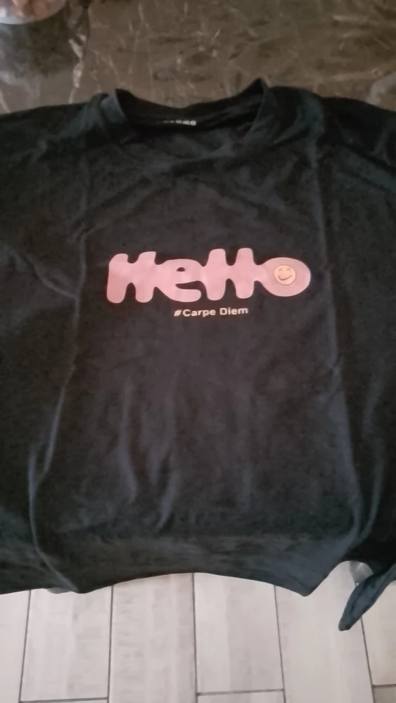 Мне понравилась футболка, и принт нисколько не смутил, спасибо🙏💕